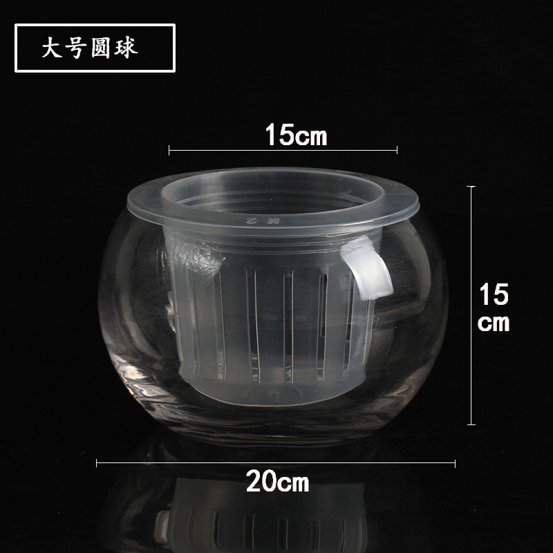 Cây thủy tinh trồng thủy tinh lọ thủy canh xanh hoa bình hoa chậu thủy tinh bóng Gửi sâu trồng giỏ - Vase / Bồn hoa & Kệ chậu cây hình chữ nhật