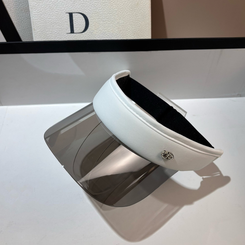 Korean Style Fashionable Transparent Visor Hat for Summer Outdoor Activities, Sports, Tennis, Casual Brimless Sun Hat