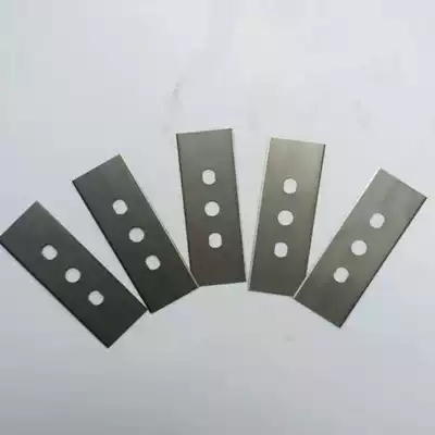 Production of packaging tape slatting machine three-hole blade industrial blade slatting blade three-hole blade