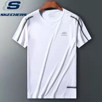 SKECHERS special summer outdoor short sleeve quick-drying T-shirt men thin breathable Ice Silk short sleeve sports casual T-shirt