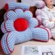 Flower-Shaped Office Chair Cushion Lumbar Support Cushion for Long Sitting, Back Cushion, Chair Sofa Throw Pillow