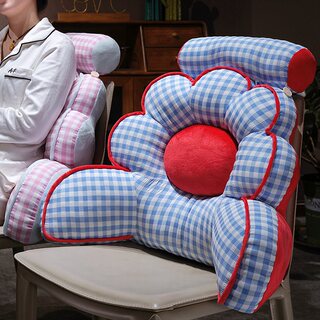 Flower-Shaped Office Chair Cushion Lumbar Support Cushion for Long Sitting, Backrest Cushion, Chair Sofa Throw Pillow