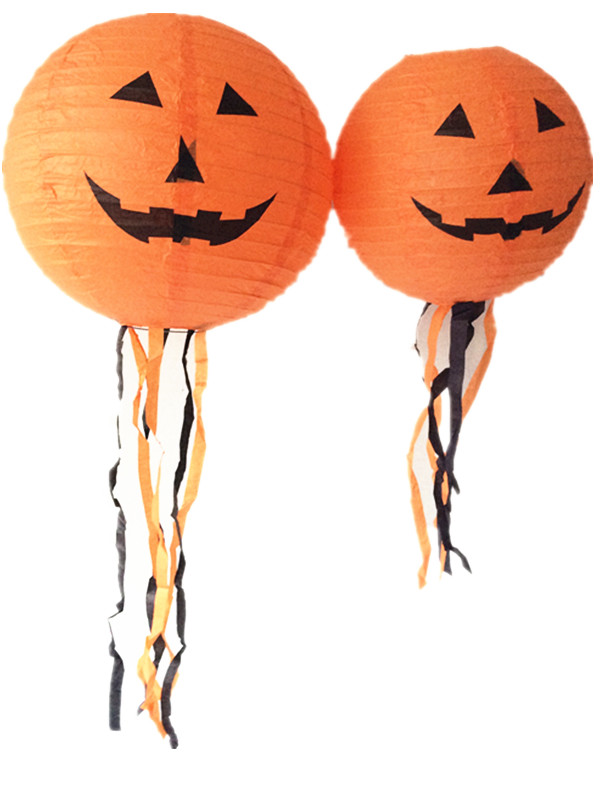 Halloween bí ngô đèn lồng giấy bí ngô lớn với đèn lồng giấy Trang trí lễ hội ma ám nhà ma cung cấp đạo cụ - Sản phẩm Đảng / Magic / Hiệu suất đồ hoá trang trẻ em