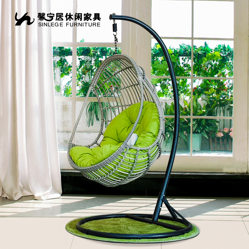 Xinningju Hanging Basket Rattan Chair Tea Table Indoor Living Room Balcony Hammock Outdoor Swing Chair Rocking Chair Adult Bird's Nest Hanging Chair