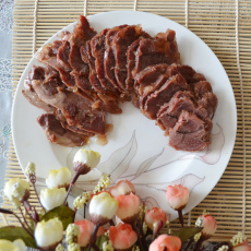 Осел мясо 广饶庆源肴驴肉山东东营地方特产酱驴肉熟食礼盒真空包装200g*5袋
