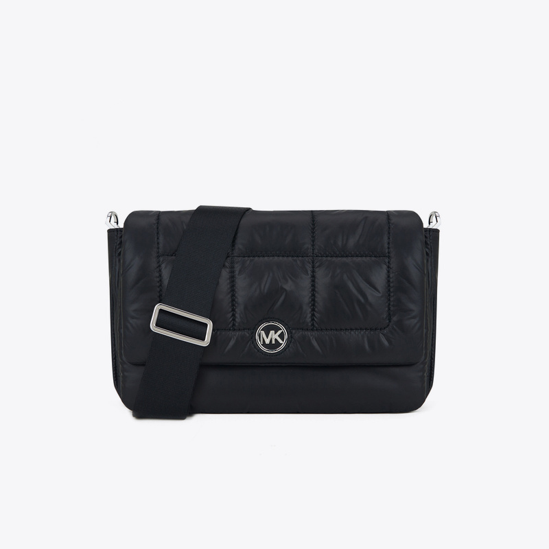 Michael Kors Mk Women's Lilah Series Black Shoulder Crossbody Bag