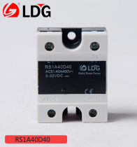 LDG Led RS1A40D40 solid state relay DC control AC 40A 400V alternative to Swiss Jiale
