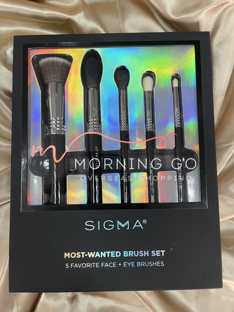 American sigma makeup brush professional foundation brush flat brush beauty makeup brush set F80 does not eat powder without trace