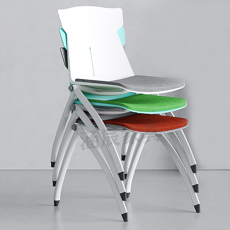 Training chair with table board conference room table and chair integrated writing board lecture chair staff office chair folding conference chair
