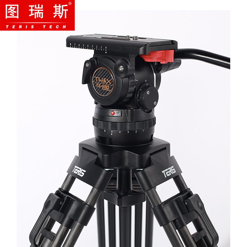 Turesi Tripod TS-N10L Aluminum Alloy Suit N10T Carbon Fiber Holder 10 Stall Dynamic Balance Bearing