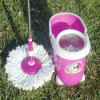 Rotating Mop, Magic Mop with Stainless Steel Handle and a Spinning Bucket
