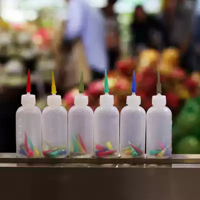 Seven head sauce juices pot multi head sauce pen jam painting Pot Pot Pot jam brush molecular cooking tools