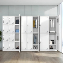 Steel locker employee locker storage cabinet iron cabinet home lockable twelve-layer ventilation hole changing and washing cabinet storage cabinet