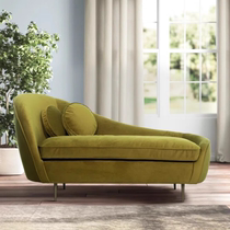 Nordic minimalist Guido Chair American Casual Lounge Dining Room Balcony Sofa Fabric Velvet Velvet Bedroom Light Lavish Sloth Chair