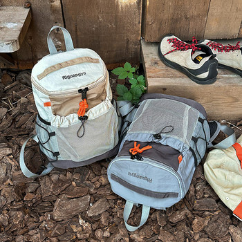 Contrast color lightweight outdoor mini backpack