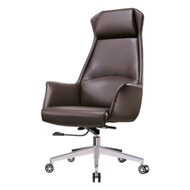 Boss chair shift chair waist protection manager chair leather office chair backrest computer chair simple home comfortable swivel chair