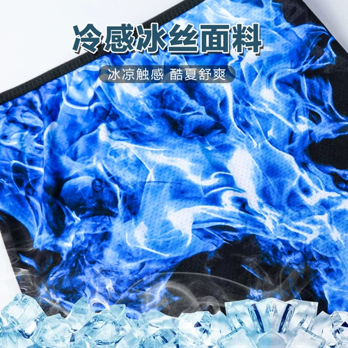 Летняя медицинская маска, шелковый треугольный мужской шарф, шарф-платок, защита от солнца