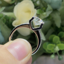 The United States Mozambique Drill D color 18K platinum winnings wide ring arm classic bull nv jie 2 Karat custom