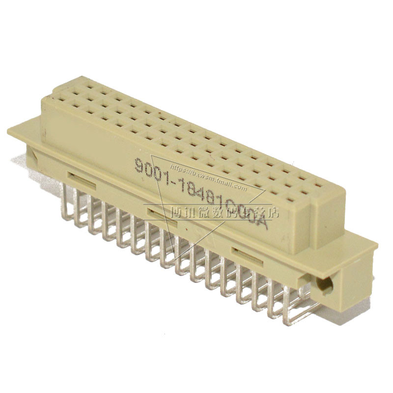 云辉 9001-18481C00A欧式插座 348三排孔座弯脚3*16p连接器