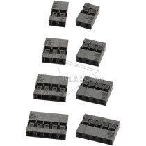 (50 pcs)DuPont rubber shell 2 0mm spacing single row 2 3 4 5 6 7 8 9 10 20P connector