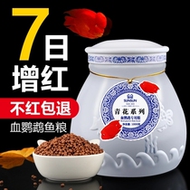 Blood parrot fish food red fish feed tropical fish rich fish color fish food goldfish feed red parrot