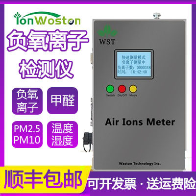 Air negative oxygen ion detector Germany core WST-05 WST-08 formaldehyde PM2 5 CO2 Tester