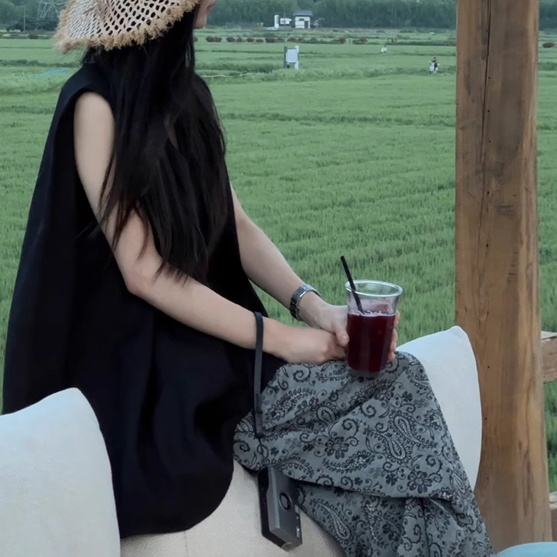 Linen Sleeveless Shirt for Women 2026 New Popular Summer Light Luxury High-End Vest French Top Shirt Women's Clothing