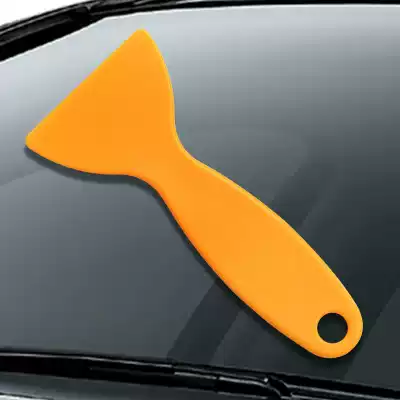 Car film tool yellow temperature-resistant small scraper carbon fiber special scraper color change film scraper wear-resistant edge scraper supplies