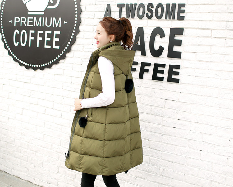 Quần áo nữ chất béo nữ mùa thu và mùa đông phiên bản mới của Hàn Quốc xuống áo cotton xuống nước chất béo mm cỡ lớn dài che bụng áo thời trang nữ 2021