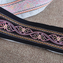 Finished machine embroidered embroidered cloth with dress strip flower accessories Guizhou Buyi ethnic minority wind clothing accessories about 6 cm