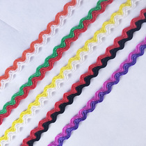 S type wave webbing water soldiers with lace cloth Miao ethnic accessories Buyi ethnic clothing decoration Miao embroidery Guizhou 0 5cm