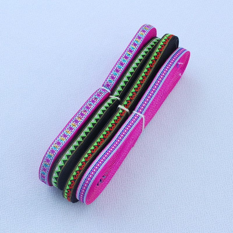 Guizhou lace fabric Buyi national clothing accessories 0 8cm decorative webbing ethnic wind fabric handmade DIY flowers