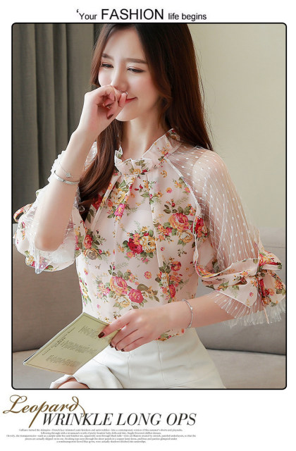 blusas mujer de moda 2023 women blouses camisas mujer floral print