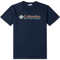 Columbia Columbia short-sleeved mens new summer sportswear pure cotton breathable half-sleeved outdoor mens T-shirt