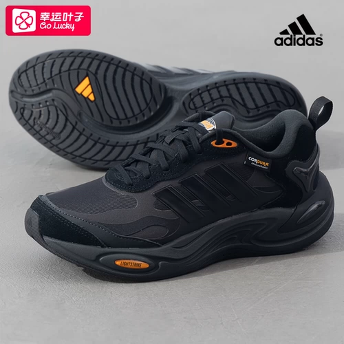 AdidasМужская обувь Adidas 2025, новая черная теплая легкая спортивная обувь, повседневная обувь, теплые ветровые кроссовки