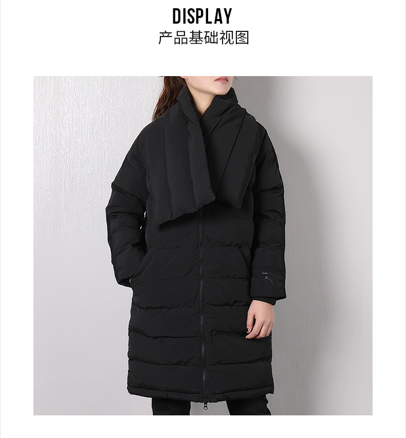 PUMA PUMA cotton quần áo nữ 2019 mùa đông áo mới dài đoạn giản dị dày áo ấm cotton 574895 - Quần áo độn bông thể thao áo lông vũ anta