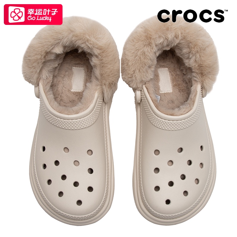 Crocs Women's Clogs 2026 Autumn New Snowhouse Warm Cotton Clog Casual Shoes with Added Fleece
