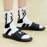 Спортивные тапочки, черные баскетбольные слайдеры, пляжная обувь, осенние