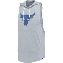 Under Armor UA Mens Project Rock Johnson BSR Sleeveless Hooded Top Fitness Training Sports Vest