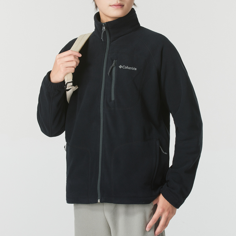 Lucky Leaf | Colombian Thermal Fleece Jacket for Men, Spring and Autumn Stand-Up Collar Jacket, Polar Fleece Jacket, Sportswear Lucky Leaf | Colombian Thermal Fleece Jacket for Men, Spring and Autumn Stand-Up Collar Jacket, Polar Fleece Jacket, Sportswear