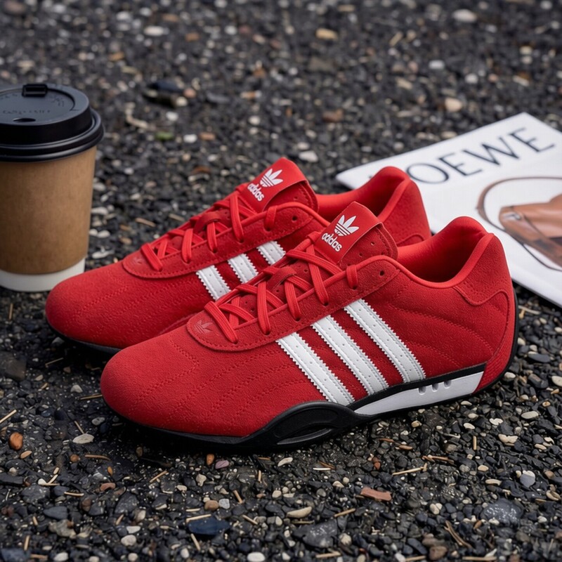 Lucky Leaf | Adidas Originals Authentic Red Racing Shoes New Retro Casual Sneakers Wedding Shoes