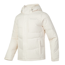 Columbia Down Jacket Mens Autumn New Hooded Jacket Outdoor Windproof Sportswear Warm Cotton Feather Jacket