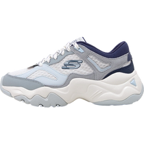Skechers womens shoes summer new sports shoes thick-soled dad shoes official website running shoes mesh breathable casual shoes for women