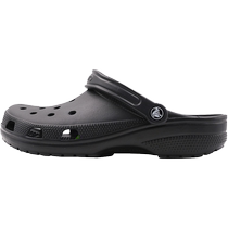Official flagship store Crocs Crocs classic clogs mens summer black beach shoes toe-toe slippers womens shoes
