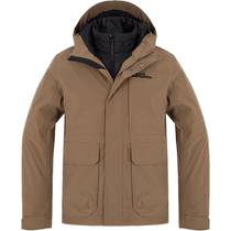 Wolf Claw 3-in-1 Jacket Mens 2024 Spring New Sportswear Outdoor Warm Windproof Jacket