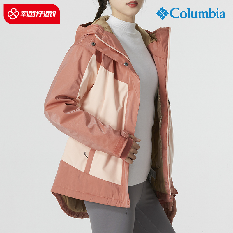 Columbia Lian Hat Down Jacket Woman Winter New Outdoor Tooling Sportswear Cotton Plume Jacket WR4977-Taobao