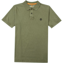 Timberland short-sleeved mens summer new loose sportswear outdoor casual half-sleeved lapel POLO shirt breathable T-shirt