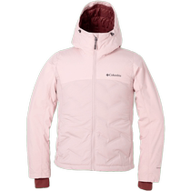 Columbia official website hooded short down jacket for women spring new warm cotton down jacket windproof sports jacket