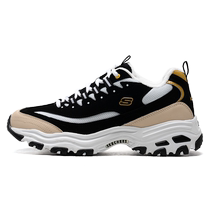 Skechers plus velvet mens shoes winter new sports panda shoes warm dad shoes thick-soled casual shoes two-cotton shoes