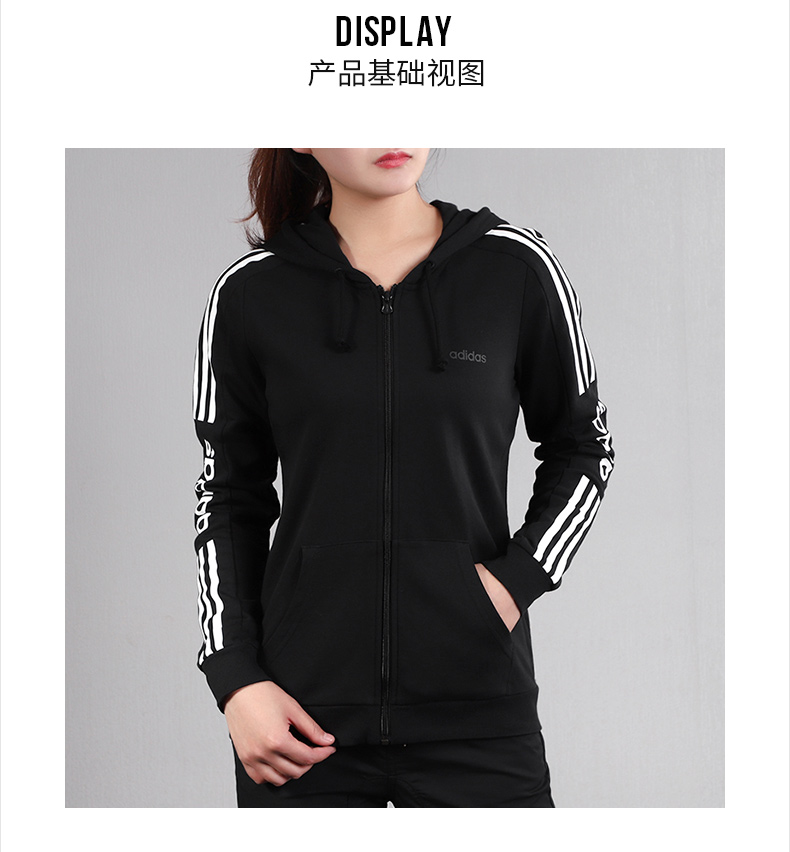 Áo khoác Adidas Adidas nữ 2019 xuân hè mùa thu mới áo khoác thể thao trùm đầu áo khoác gió EI4693 - Áo khoác thể thao / áo khoác áo adidas khoác